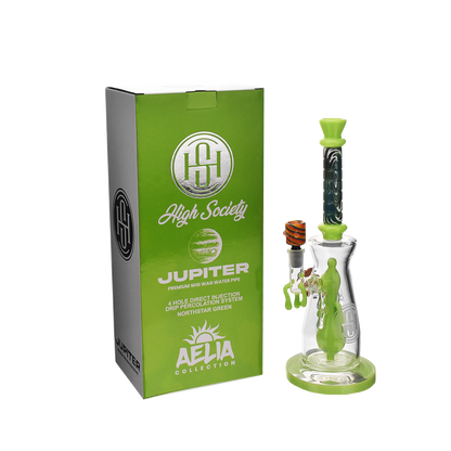 High Society | Jupiter Premium Wig Wag Waterpipe (Slime Green)